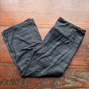 Under Armour Womens Striped Black Leggings